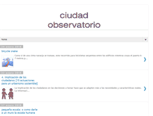 Tablet Screenshot of ciudadobservatorio.com